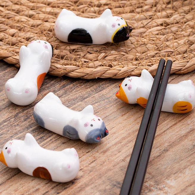 Little cat chopstick rests
