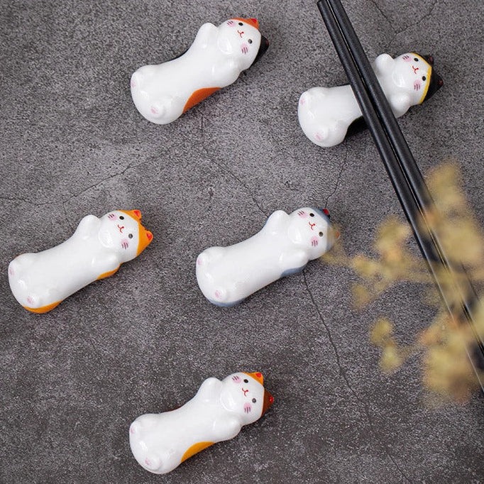 Little cat chopstick rests