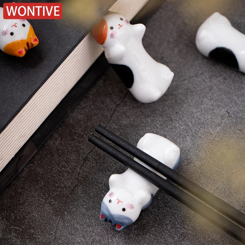 Little cat chopstick rests